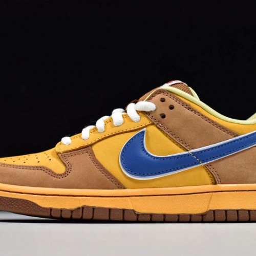 nike sb dunk blue and yellow